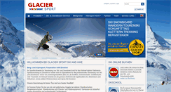 Desktop Screenshot of glacier-intersport.ch